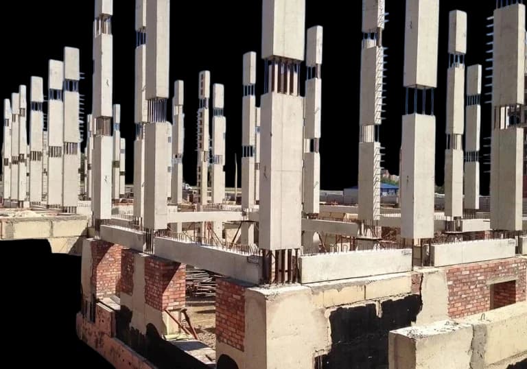 Reinforced concrete columns